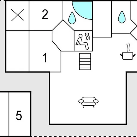 別荘 Pet Friendly In With Sauna Rømø